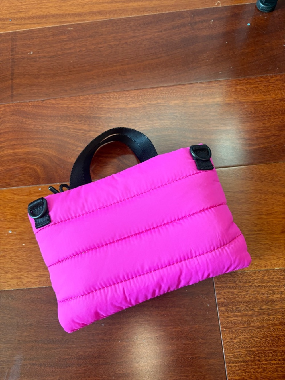 Pink Puffer Crossbody